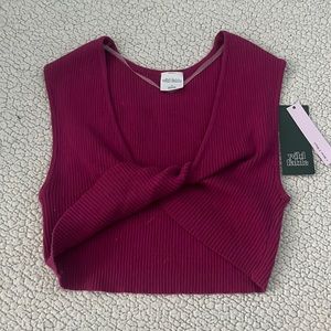 WILD FABLE twist front tank top